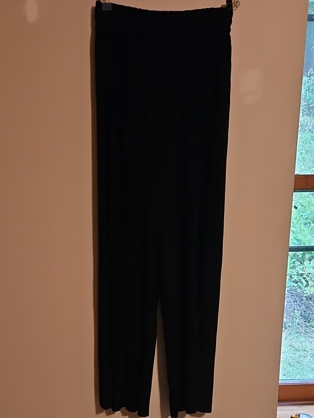 By Johnny Black Straight-Leg Elastic Waist Pants